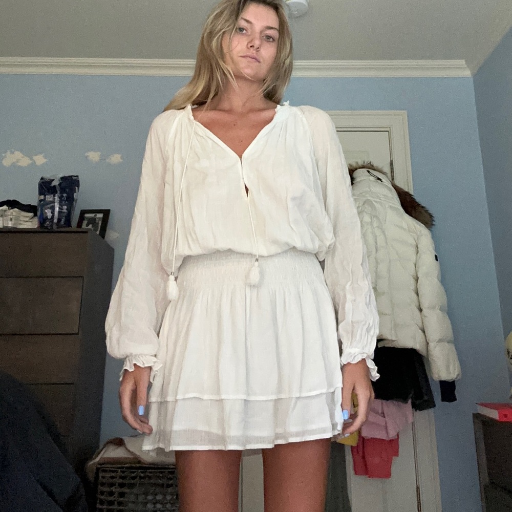 PAIGE white mini dress